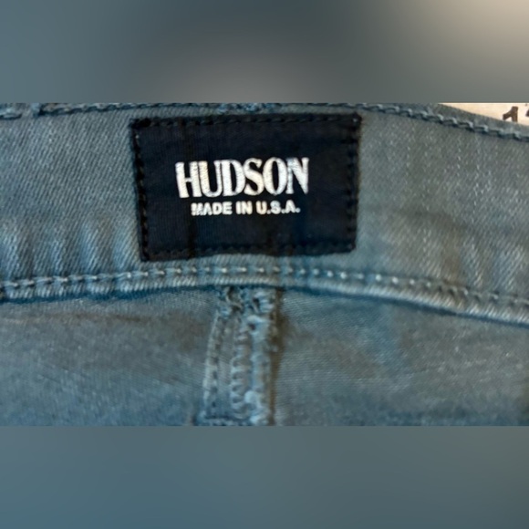 Hudson Women’s Size 30 Blue-Green Ombré Animal Print Jeans - Picture 4 of 10